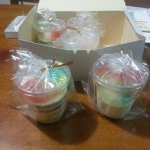 茨城の姉妹店のゼリー