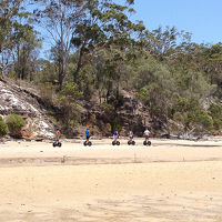 セグウェイツアー。ジェティを出て古いジェティに向かいます。