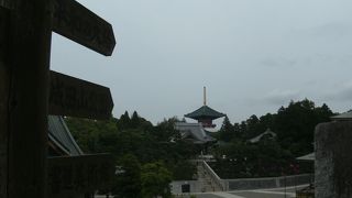 広い、巡拝には相当な運動量