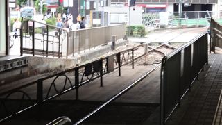 都電荒川線の駅はJR大塚駅の真下です。