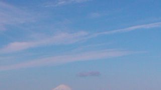 富士山が見えた