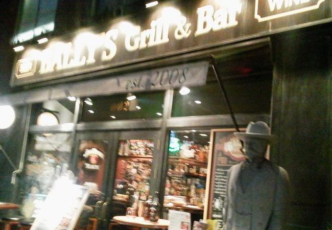 ここではお肉を・・「BALLY'S. Grill＆Bar 田町」