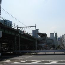 ガードの向こうｎ駅が