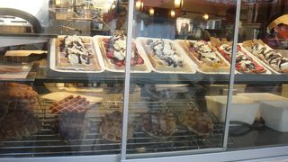 2つのワッフルが楽しめます