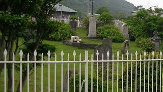 函館湾に面した景勝地