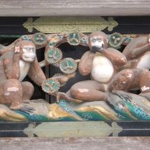 今回は三猿がメインで見に