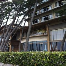 海沿いのホテルは雰囲気がよかったです