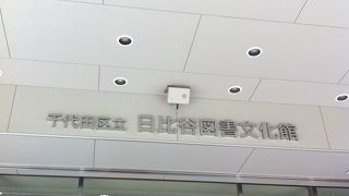 日比谷公園にある図書館です!!