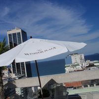 屋上です。海も見えます！