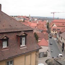 テラスからの眺め。トンボが残念！