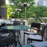 緑豊かで静かで落ち着く白金のカフェ・レストラン
