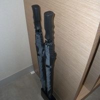 クローゼットには傘も置いてありました。