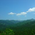 白神山地の二つ森に向かう林道からの絶景