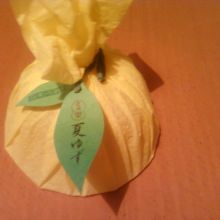 夏ゆずというゼリーです。