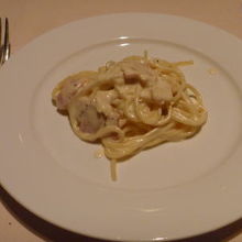 カルボナーラ。これで1/3の量です。