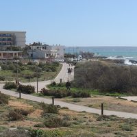 ホテルはパルマまで続く遊歩道の基点近くにあり、散歩に便利。