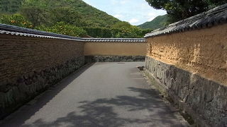 道を鍵の手に曲げた城下町特有の街路