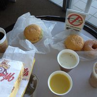 クラムチャウダーがおいしいドーナッツ屋さん