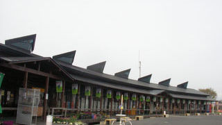 岩木山がよく見える遊園地があります