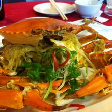 Triple cooked  BeeHoon Crabは美味