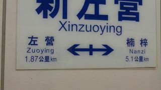 大きくて近代的な駅。