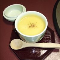 お宿自慢のジャガイモの茶碗蒸し。優しいお味でした。