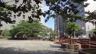 首都高の真上にある公園です。