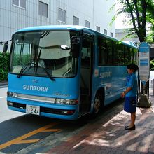 送迎バスもありますよ