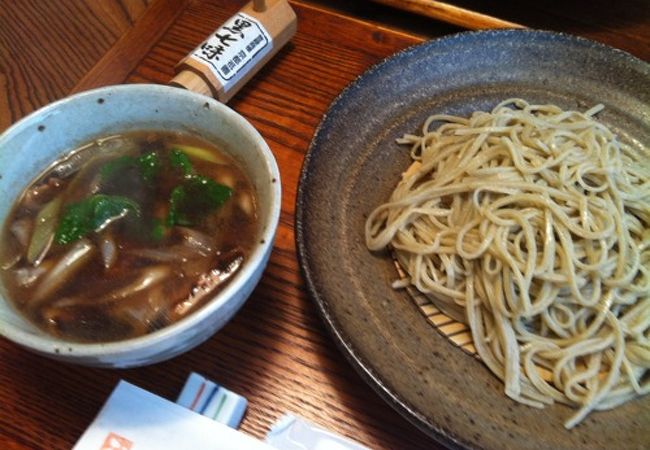 男性的な魅力のある蕎麦。変わり蕎麦も。