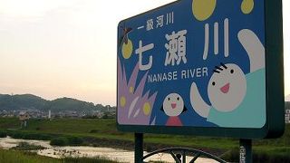 ゲンジボタルが舞う川