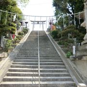 サイクリストが集まる神社