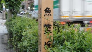 お寺の多い坂です