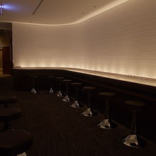 バーカウンター席の様子