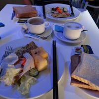 朝食がおいしい。