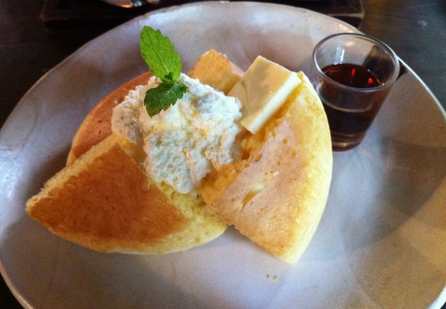 古民家でパンケーキ