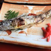 白川郷できちんと感ある食事/岩魚料理/2000円前後