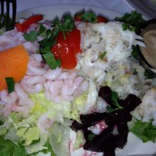 小エビと蟹のサラダ単品/食べごたえあり