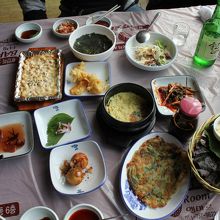 パンチャンの一部。これだけで満腹になりそう。