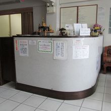 ワットポー マッサージスクール、受付