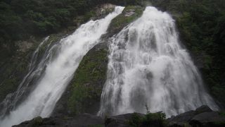 間近でマイナスイオン