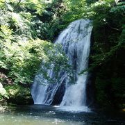 白神ドライブで見つけたきれいな滝