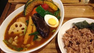 スープカレーと酵素玄米