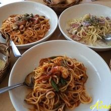 フェットチーネがおススメ〜♪