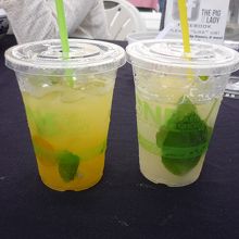 葉っぱから不思議な味がしました