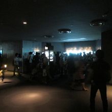 水槽前は、どこも人でいっぱい！