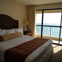 ビーチの見えるベットルーム