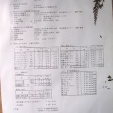 温泉分析書