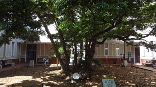  横浜開港資料館の中庭にあります