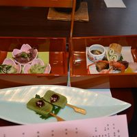 夕食です。先付