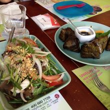 ヤムウンセンとチキン